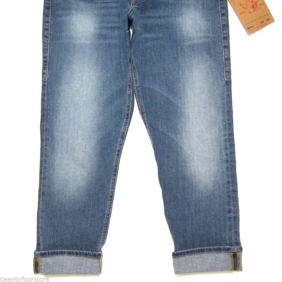 NWT True Religion Jeans Lisa Snake Eyes Boyfriend - Picture 3 of 7